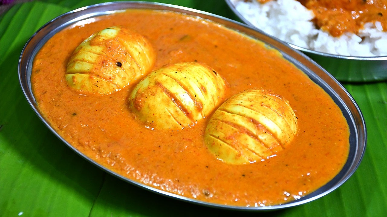 10 நிமிசத்தில் சப்பாத்தி சாதத்துக்கு ருசியான ப்ரோடீன் ரிச் கிரேவி-Creamy Egg Gravy in 10 Min