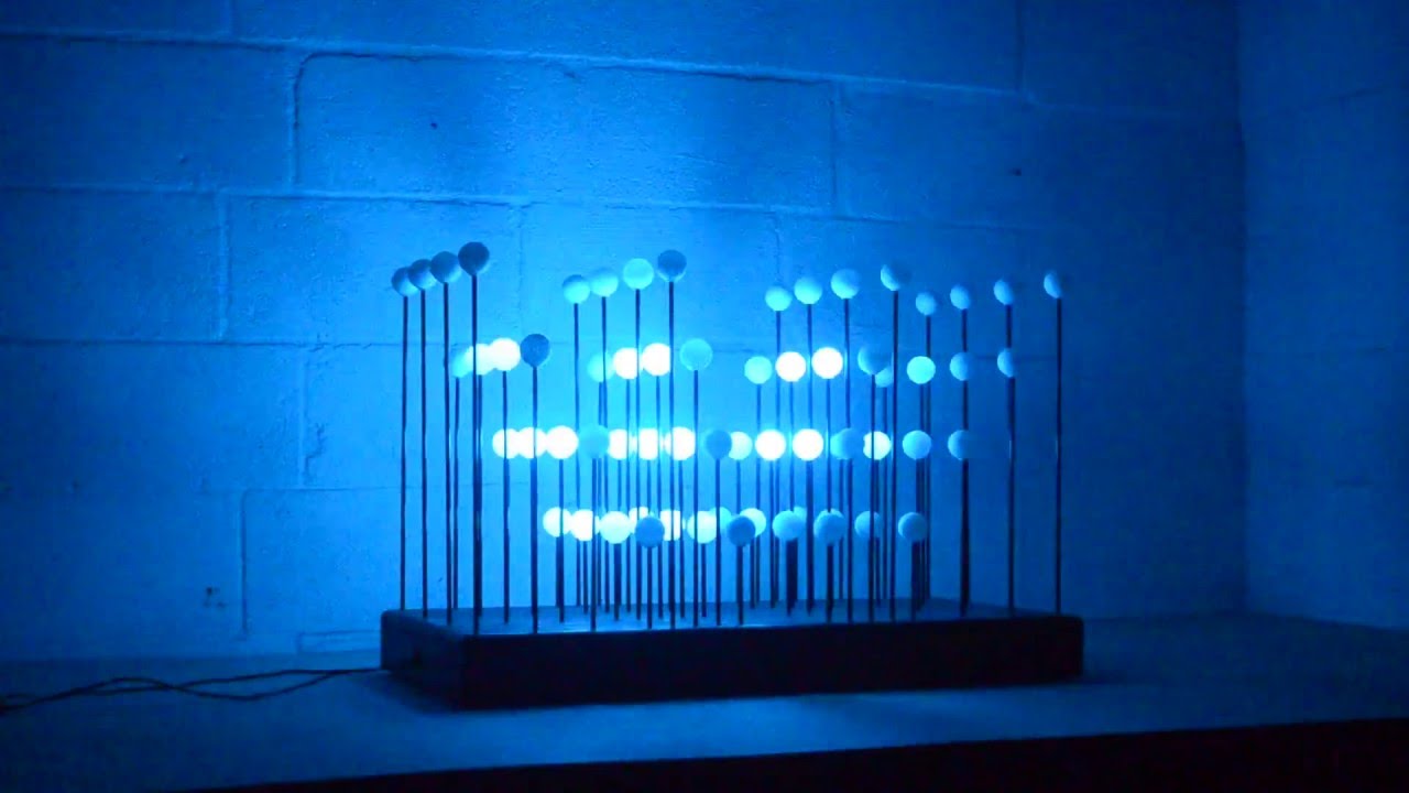 MIDI / sound controlled LED sculpture