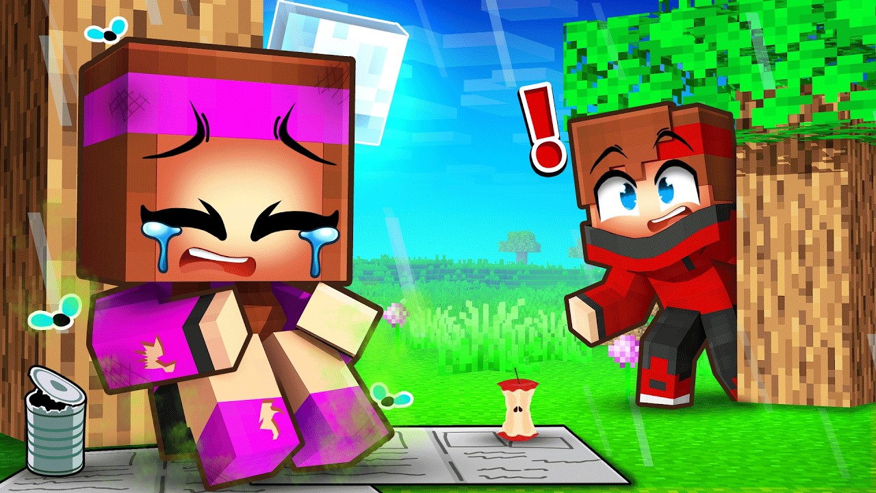 Mes amis ne savent pas que Je suis Pauvre sur Minecraft !