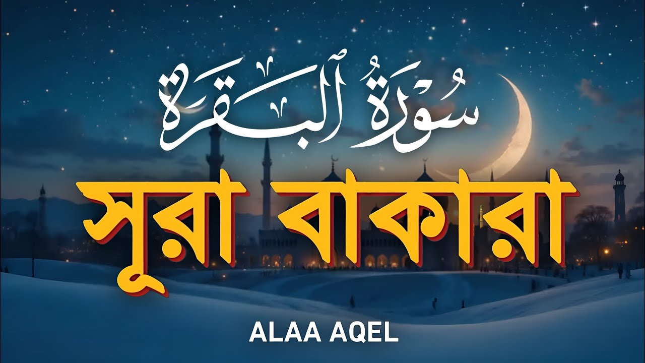 ঘরের উন্নতির জন্য সূরা বাকারা প্রতিদিন শুনুন । Surah Al Baqarah Full Quran Recitation | Alaa Aqel