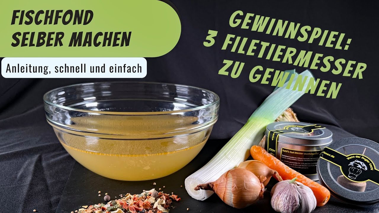 Fischfond selber machen - Anleitung schnell und einfach