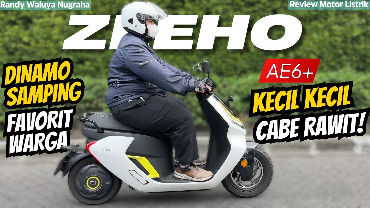 REVIEW PEMAKAIAN 1 MINGGU MOTOR LISTRIK ZEEHO AE6+ ‼️