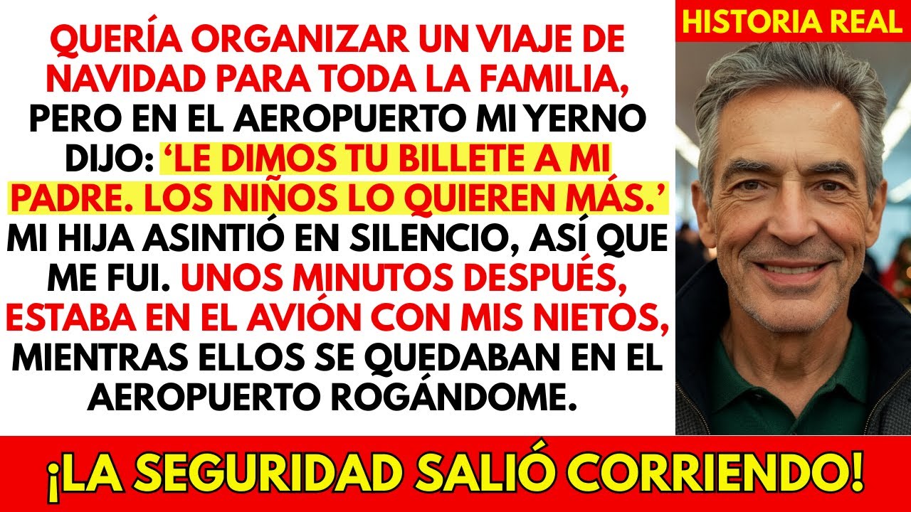 Mi cuñado le dio mi boleto de avión a su padre, aunque yo pagué todo, Minutos después…
