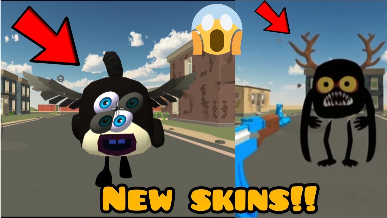 😱 CHICKEN GUN NEW SKINS AND EASTER EGGS IN UPDATE 5.0.04!!