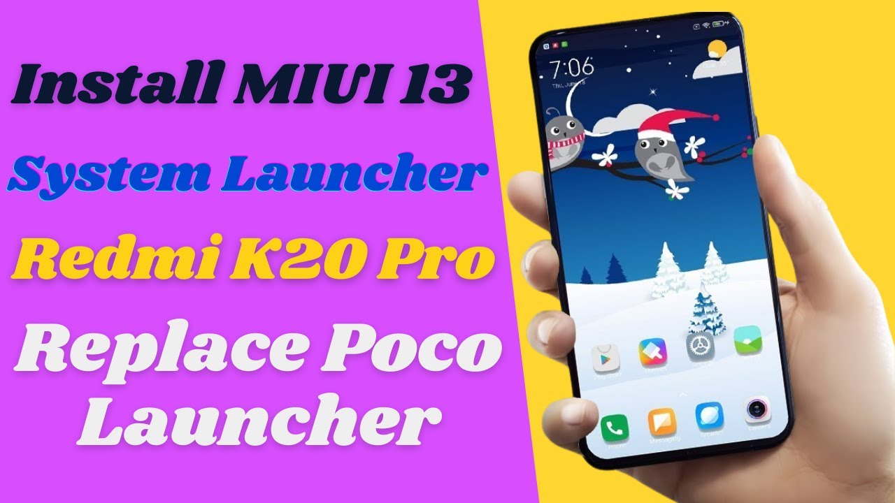 Install MIUI 13 System Launcher In Redmi K20 Pro | 100% Working