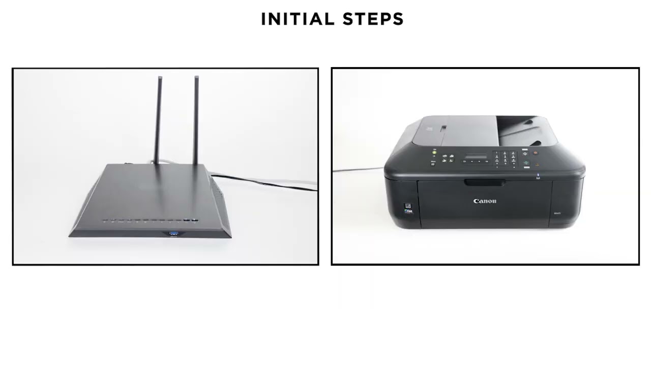 PIXMA MX475 & MX474 Wi-Fi Setup - WPS Connection Method