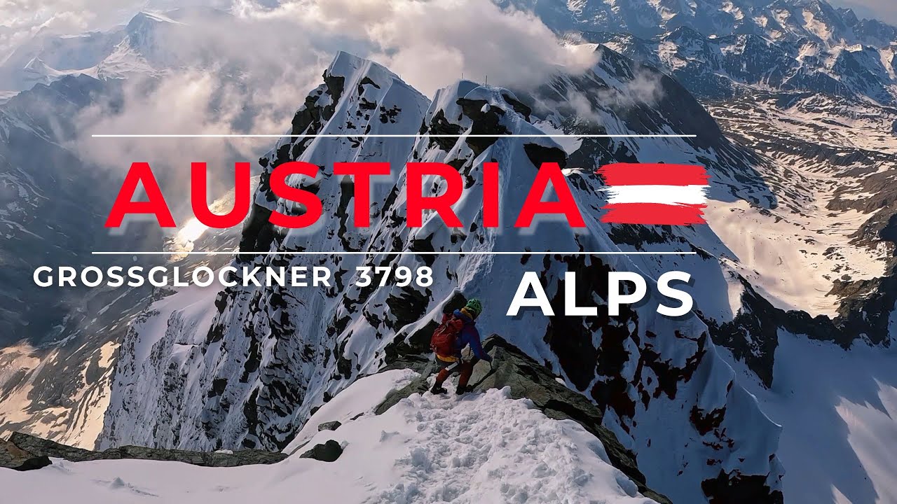 AUSTRIA, Grossglockner, mountaneering in Austrian ALPS. Euro Trip 2023