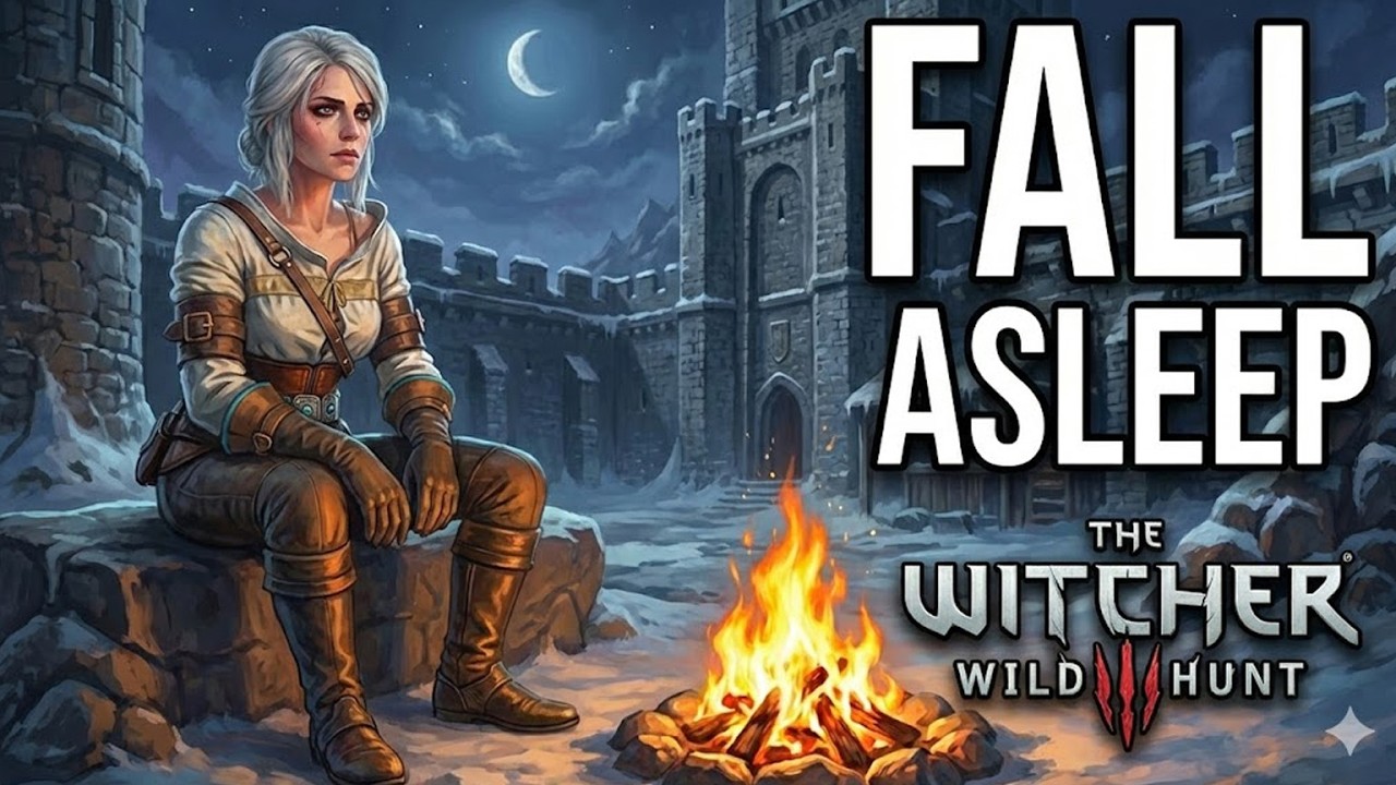 Fall Asleep to Ciri's Story | Complete Witcher 3 Lore Explained (2 Hours Sleep ASMR)