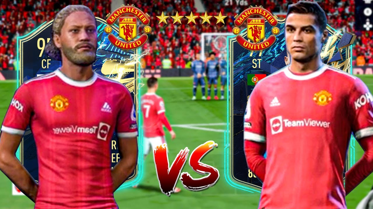 ANGZO GREALISH vs TOTS CRISTIANO RONALDO IN FIFA 22 !! - PLAYER CAREER MODE