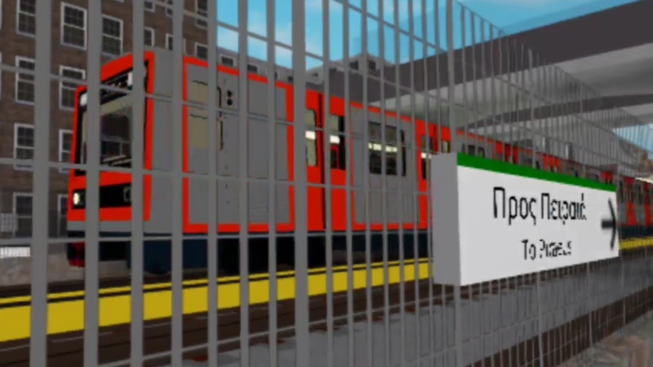 Roblox I Athens Metro Transport - 8th Batch Piraeus → Attiki (Line 1)