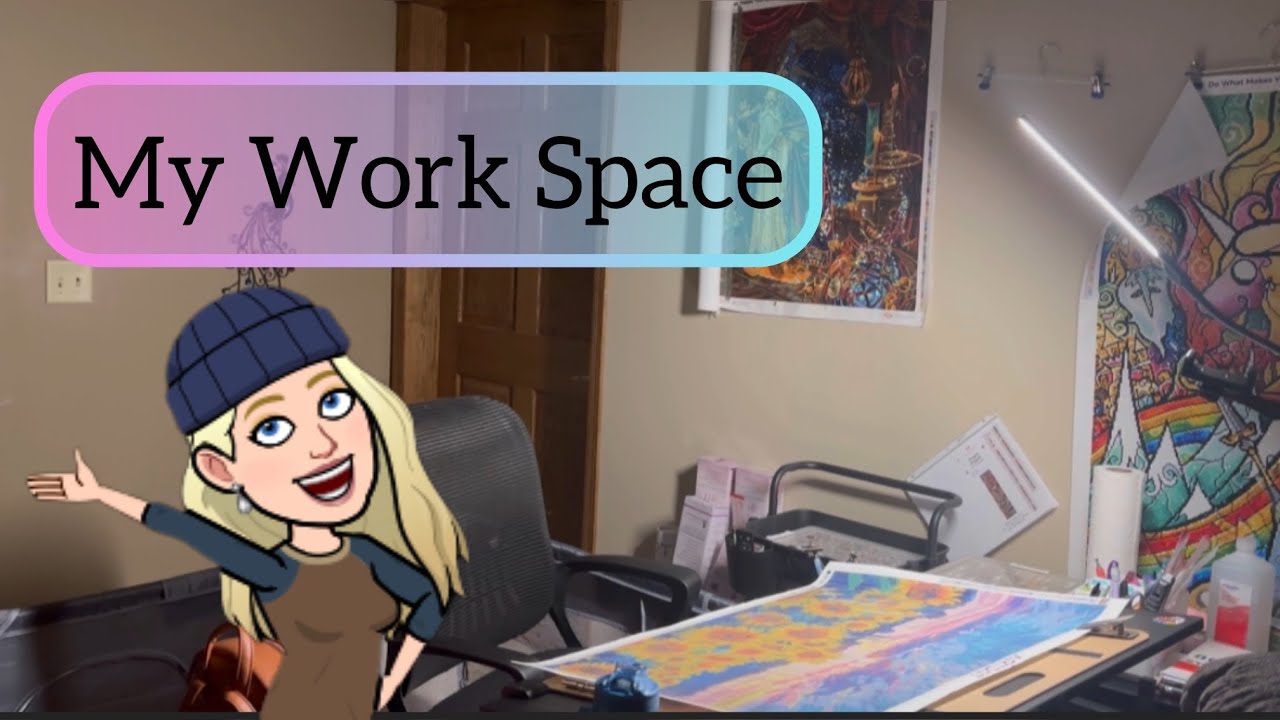 My New Diamond Painting Work Space
