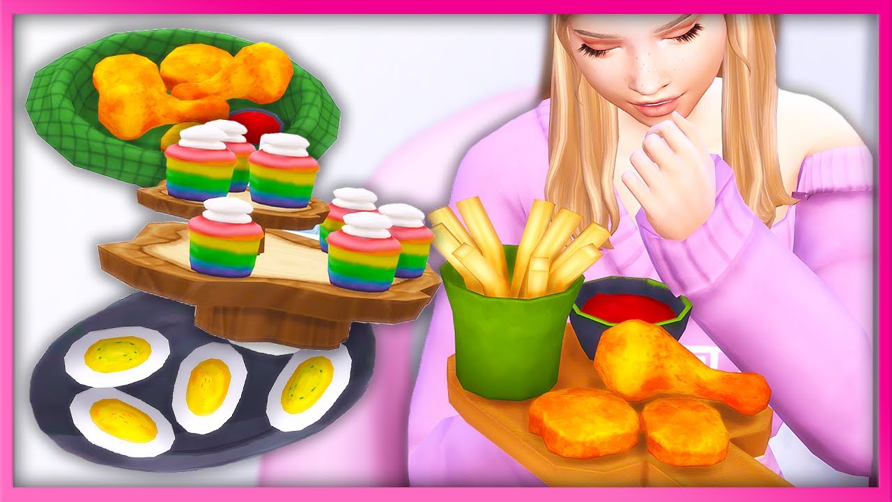 You NEED These Amazing Sims 4 Custom Foods In Your Game🍗🍡