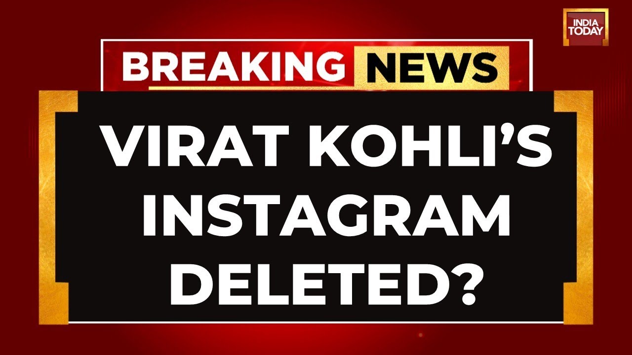 Virat Kohli's Instagram Profile Vanishes Overnight, Triggering Panic Among Fans | India Today