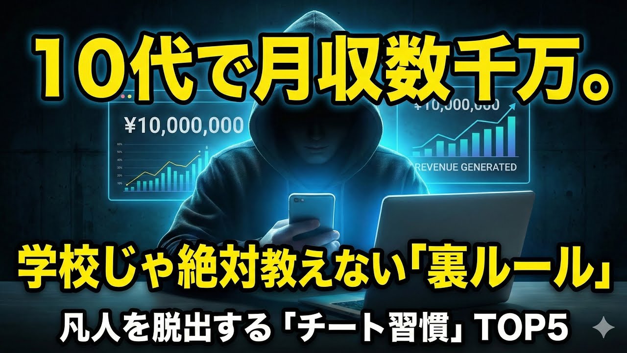 【手遅れになる前に】これを知らずに大人になるのは「地獄」です。一生、自由な時間を手に入れるための戦略。