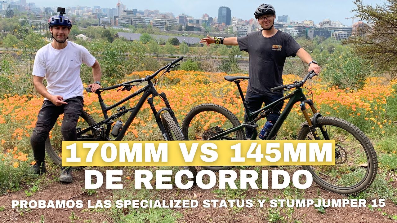 170mm vs 145mm de recorrido ¿Qué diferencias hay? | Probamos la Specialized Status y Stumpjumper 15