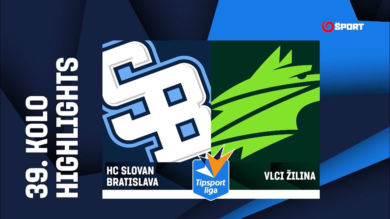 39. kolo: HC Slovan Bratislava – Vlci Žilina 2:1 sn (0:0, 1:1, 0:0 - 0:0)