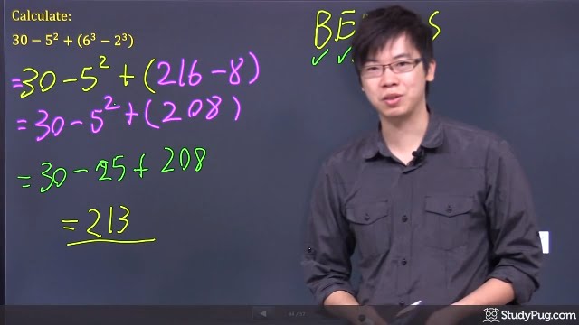 ʕ•ᴥ•ʔ How to do Order of Operations with Exponents