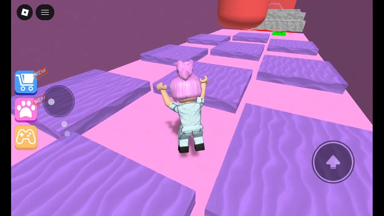 Jogando roblox