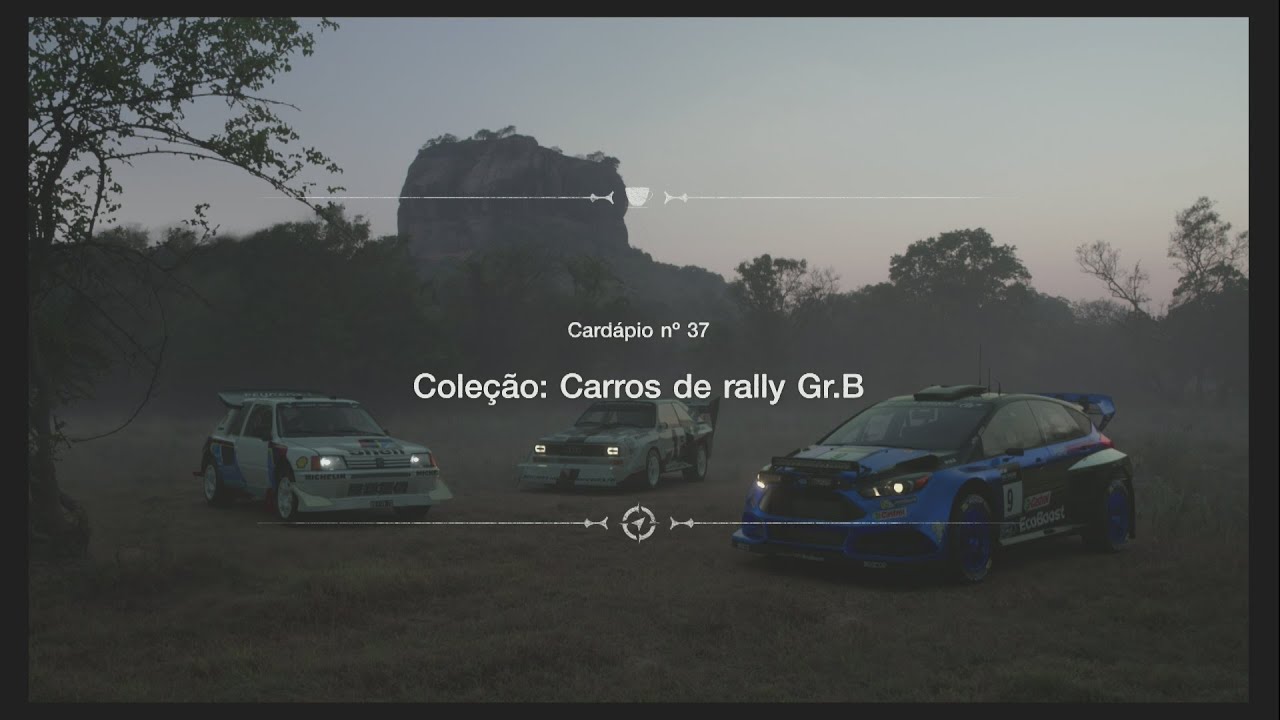 GRAN TURISMO 7 - CARDAPIO 37 CARROS DE RALLY (VISAO INTERNA E EXTERNA)