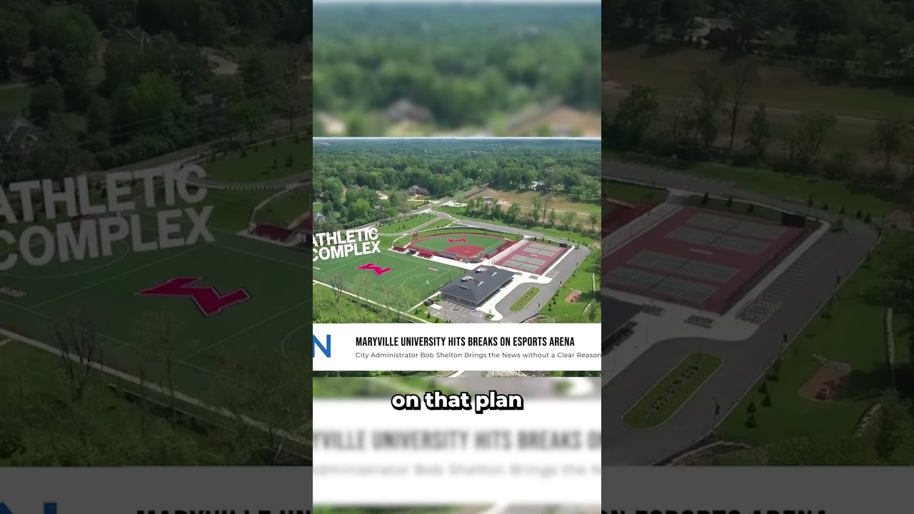 Maryville University hits the brakes on their esports arena.  #shorts