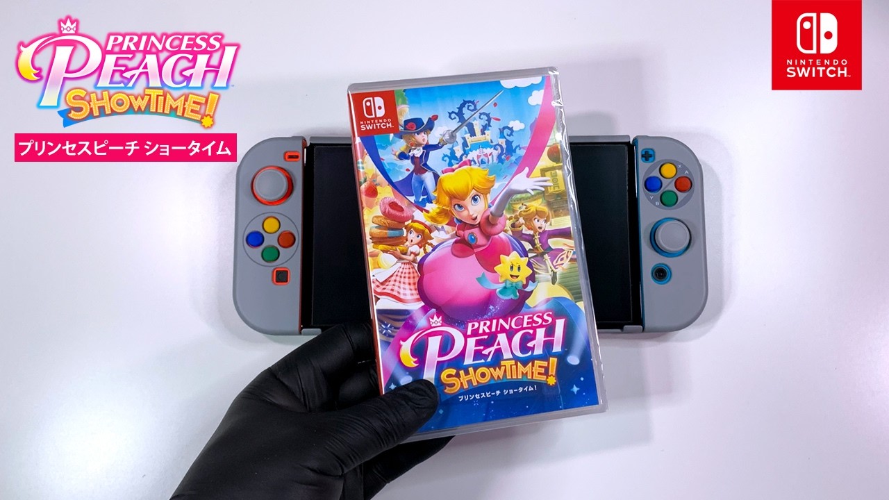 Princess Peach: Showtime! Unboxing + Overview Gameplay on Nintendo Switch OLED (プリンセスピーチ)