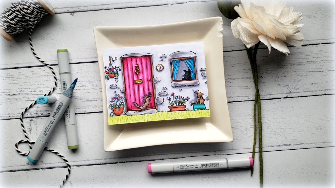 Copic Coloring Anita Jeram Home Sweet Home: Some Things in the Works