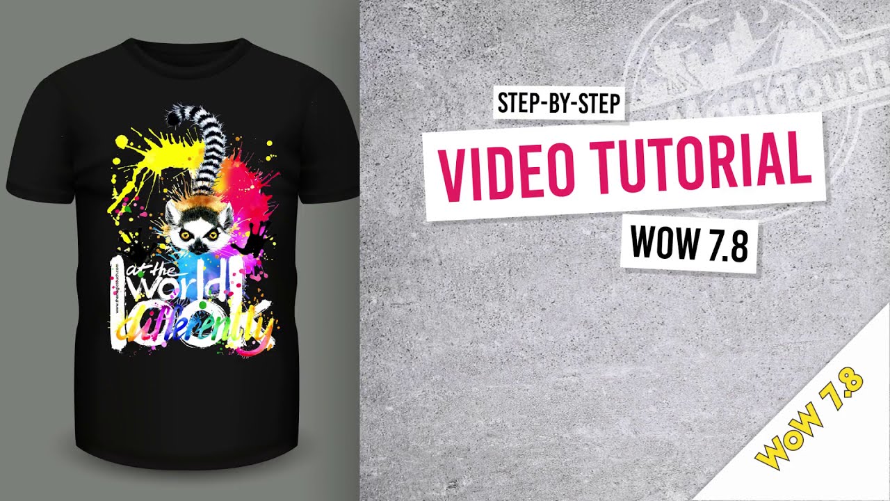 How to decorate a black/coloured T-Shirt with WoW 7.8 AutoCut (No Cut) Transfer Paper