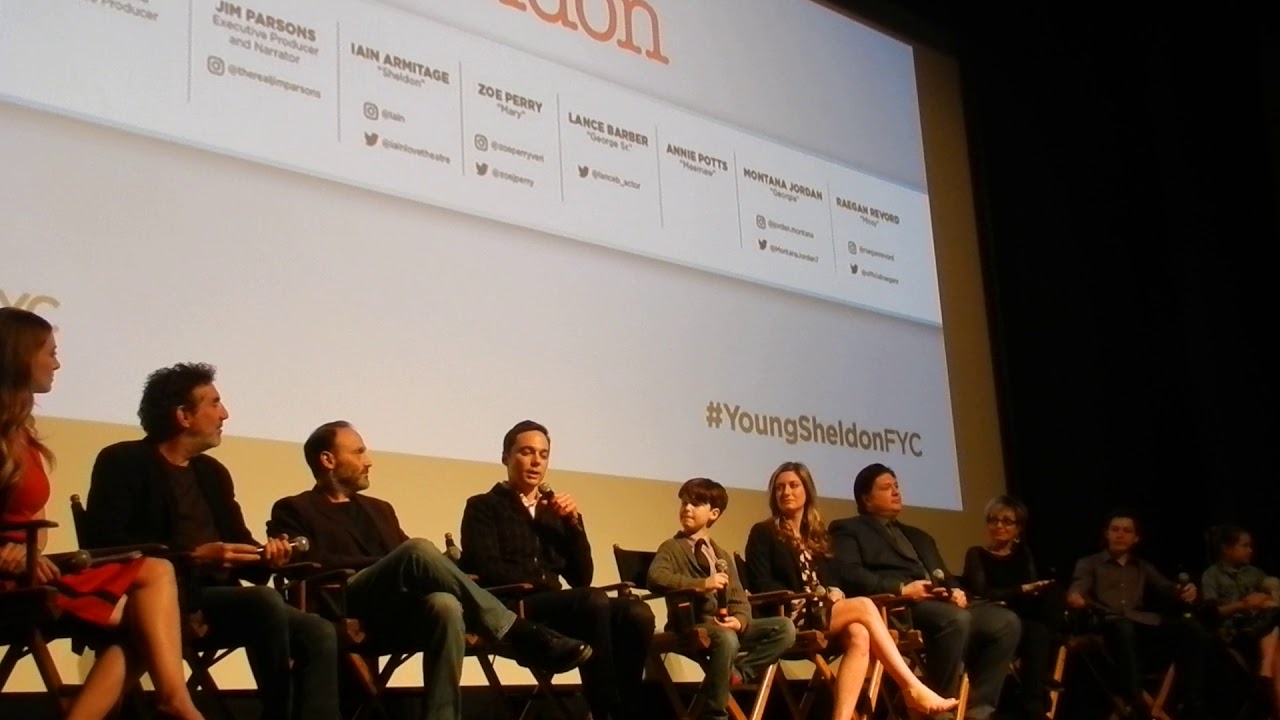 Young Sheldon FYC Panel with Jim Parsons, Iain Armitage and more