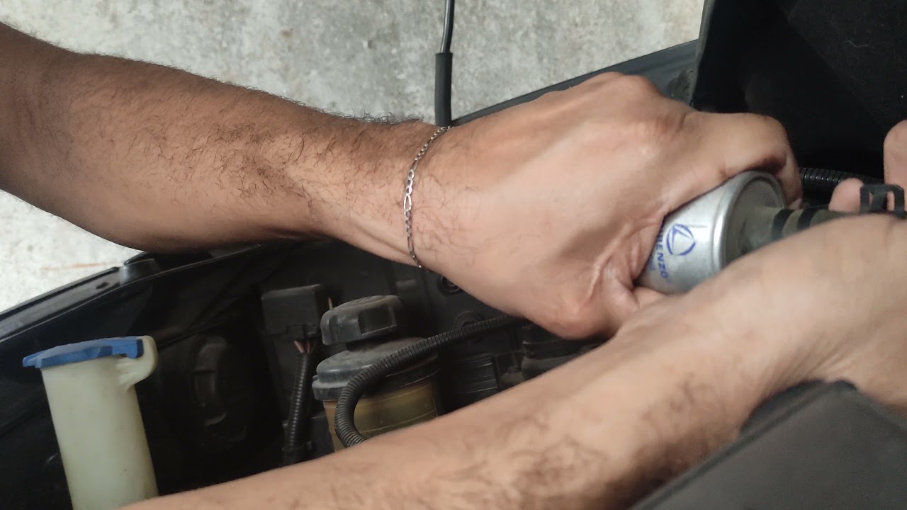 troca filtro de óleo GNV 5° geração