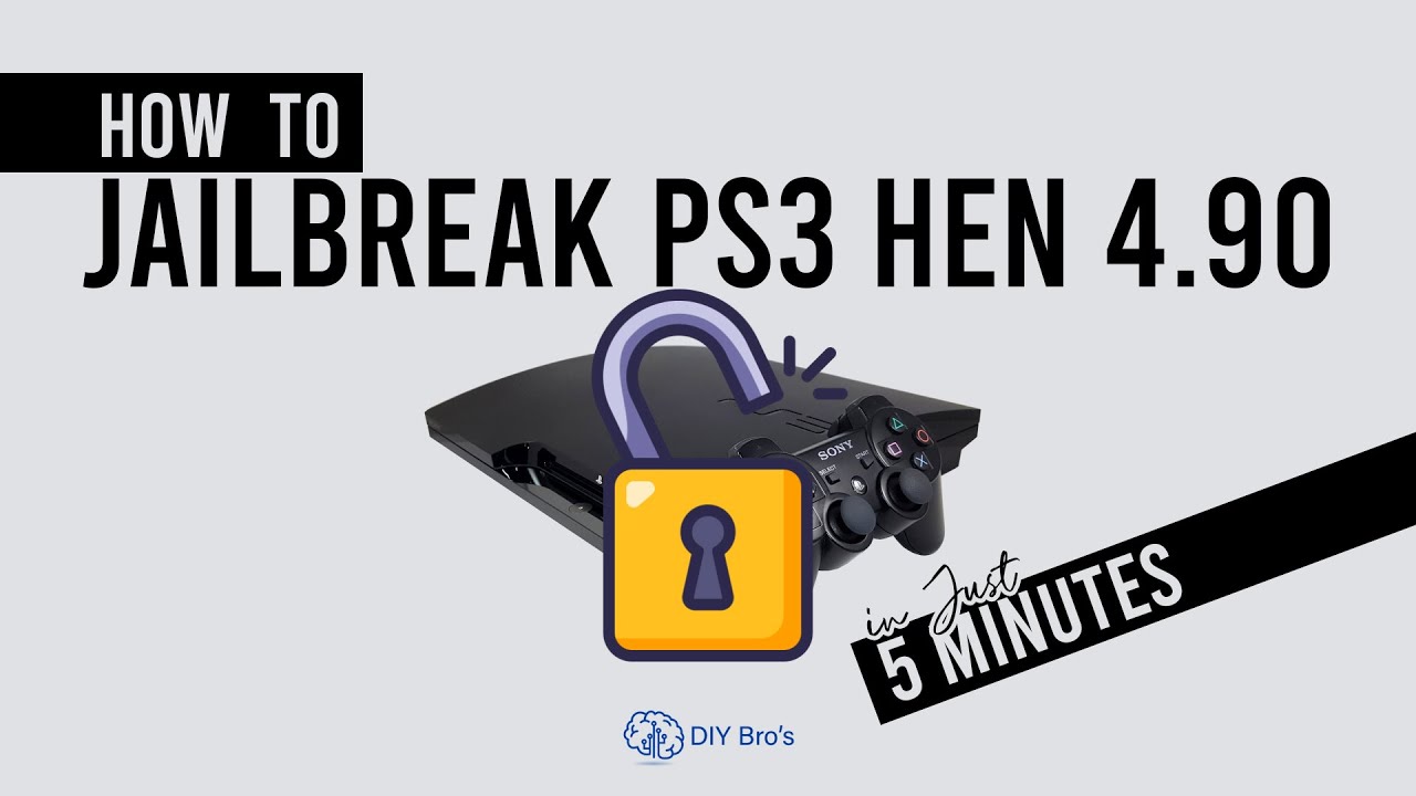 How to install hen on ps3 4.90 with usb | Just in 5 minutes | DIY Bros