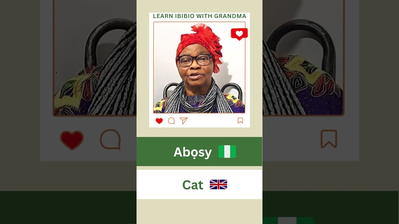 Ibibio with Grandma: Abọsy #shorts