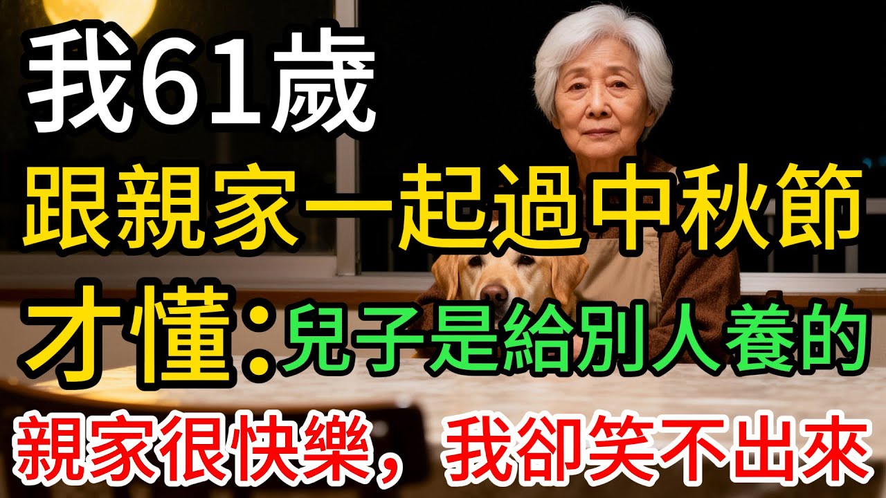 跟親家一起過了個中秋節後，61歲的我發現：自己的兒子是給別人養的…
