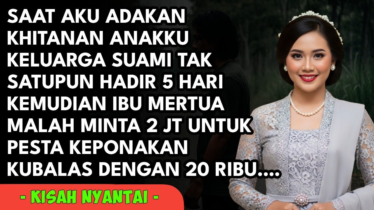 MERTUA TAK DATANG DI KHITANAN ANAKKU DIA MALAH MINTA 2JT - KUBALAS MEREKA DENGAN TRANSFER...