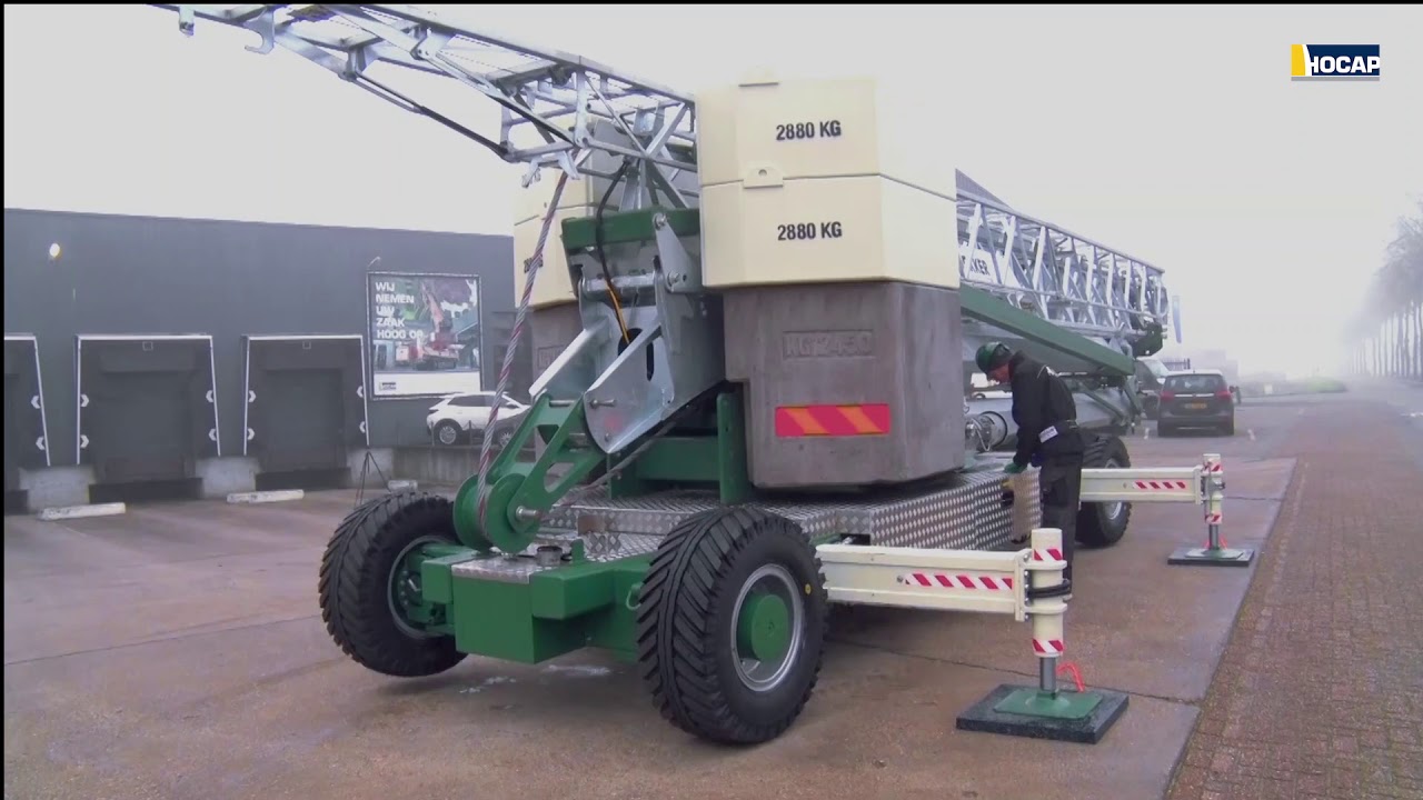 Mobiele bouwkraan - Dekker Kozijnprojecten