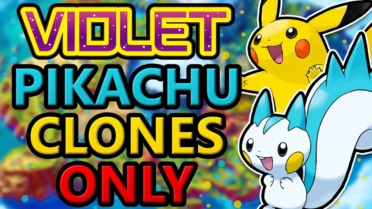 I Beat Pokemon Violet With Only Pikachu Clones!