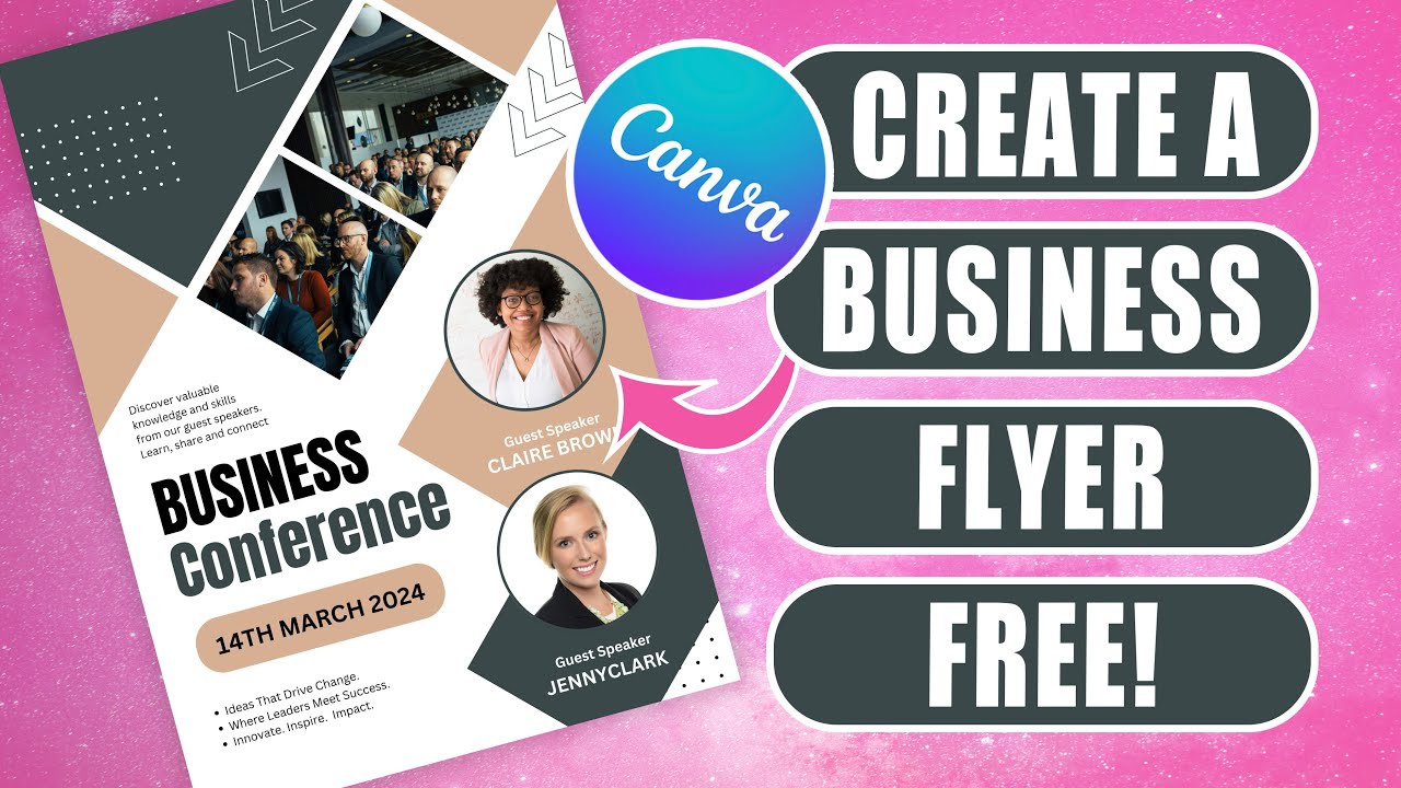 How to design a professional business flyer in Canva | Step-by-Step Guide