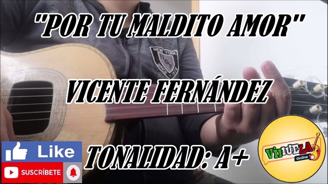 Por tu Maldito Amor - Vicente Fernández - Cover Vihuela