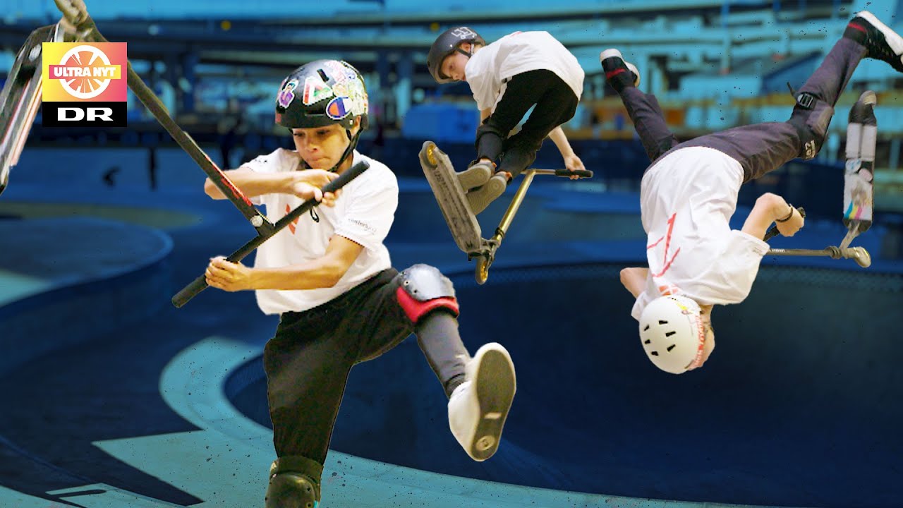 Vilde backflips! Urban, Jonas og Hjalte er på landsholdet i løbehjul