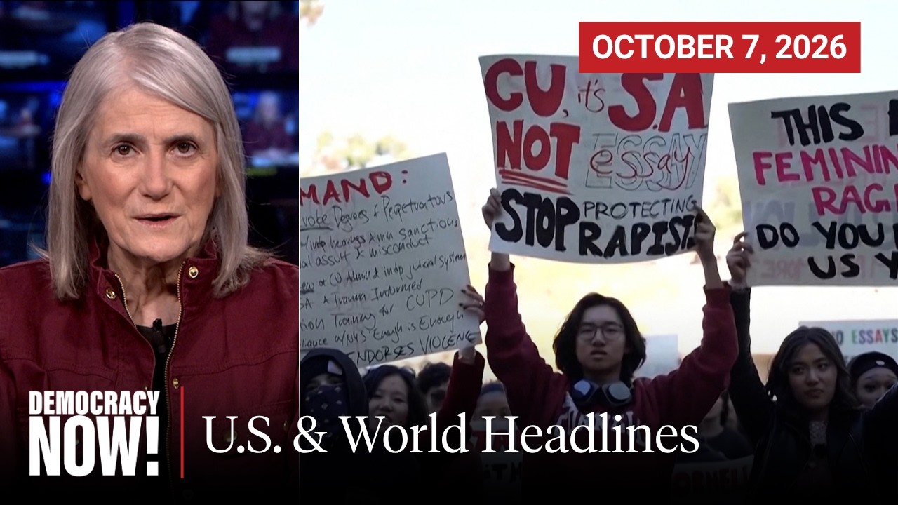 Top U.S. & World Headlines &mdash; October 7, 2026