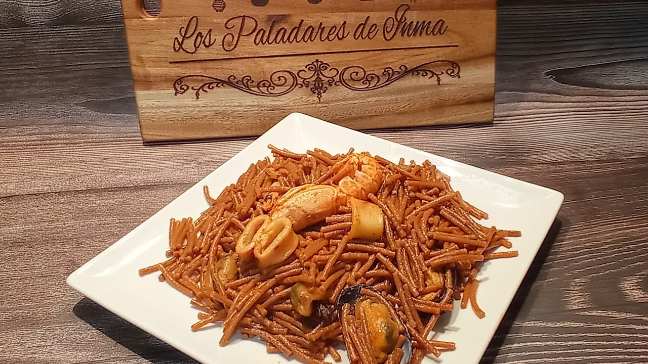 fideuá en olla gm /receta fácil, rápida y queda espectacular.