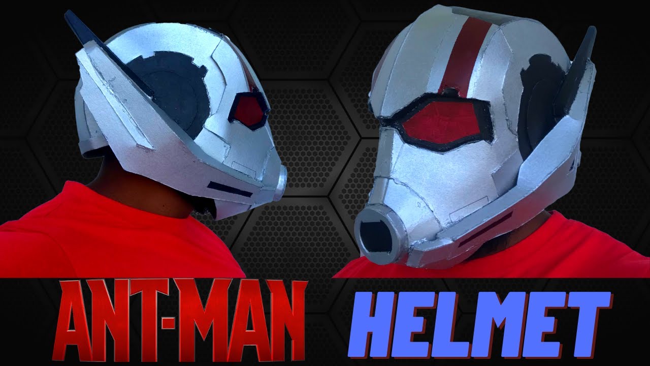 How to make ANT MAN helmet| DIY  ANT MAN helmet |Marvel ANT MAN helmet|