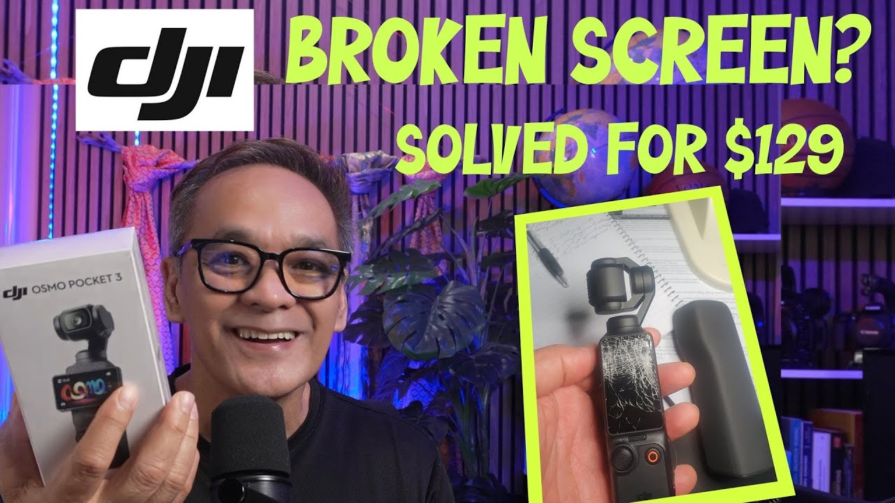 DJI Broken Screen?  Solved for $129