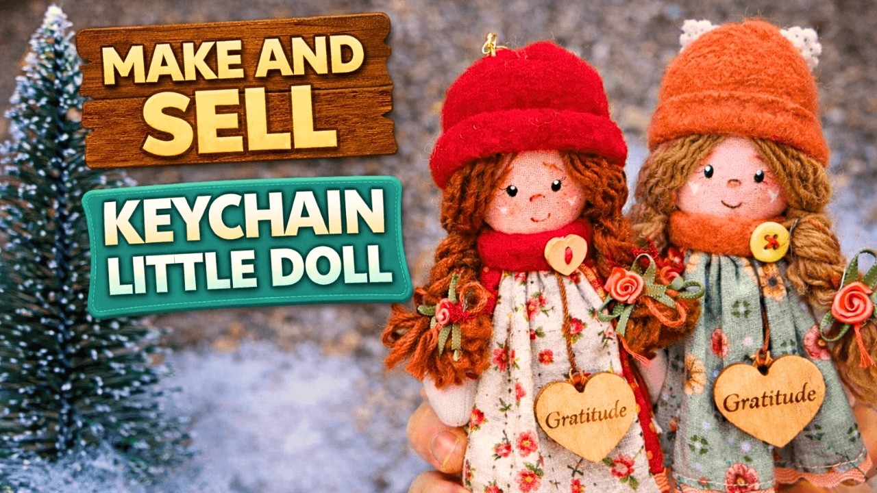 Everyone Who Sees It Buys It! | Mini Doll Keychain That Sells Fast