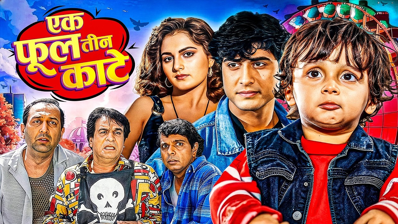 EK PHOOL TEEN KANTE (4K) Hindi Full Movie | Blockbuster 90s Comedy Hit - Monica Bedi, Kader Khan