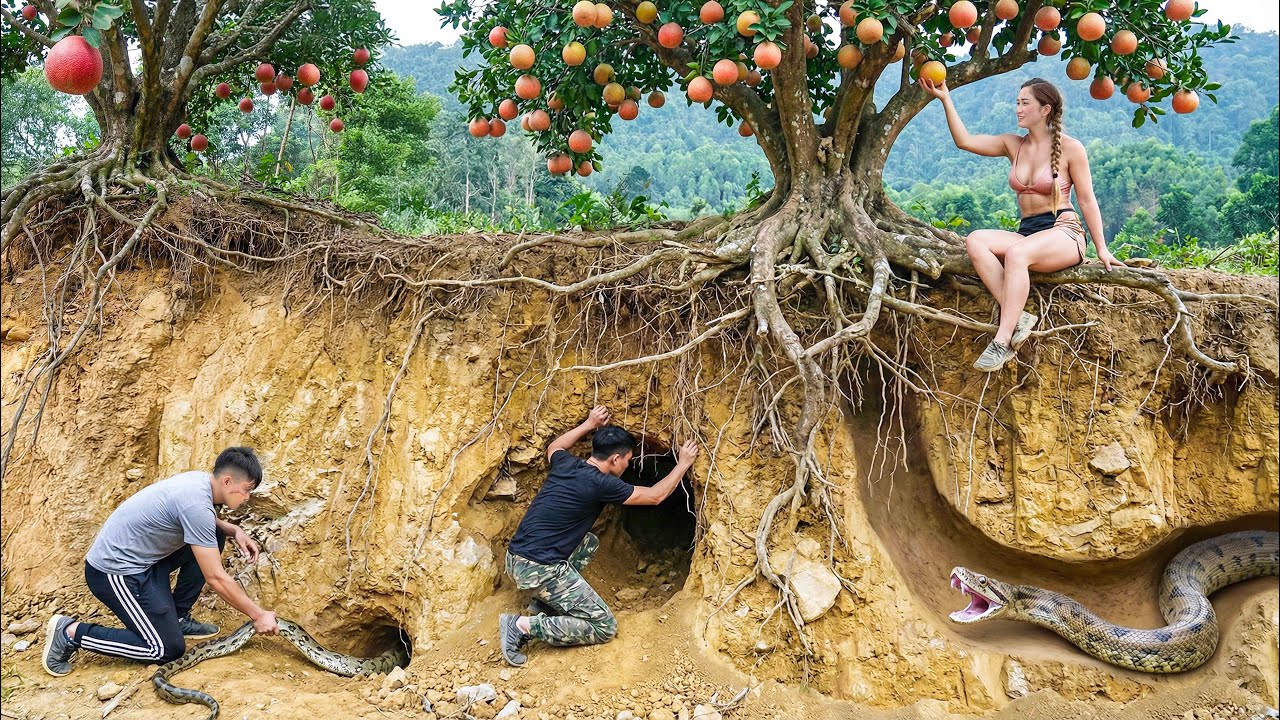 CEO Leaves the City for the Forest to Harvest Deadly Snakes, Rare Red Pomelos & Cook in the Wild