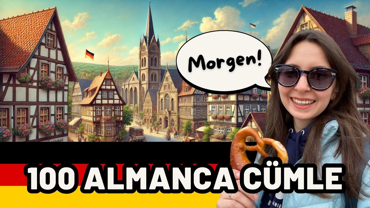 30 DAKİKADA 100 ALMANCA CÜMLE ÖĞRENİYORUZ! #almanca