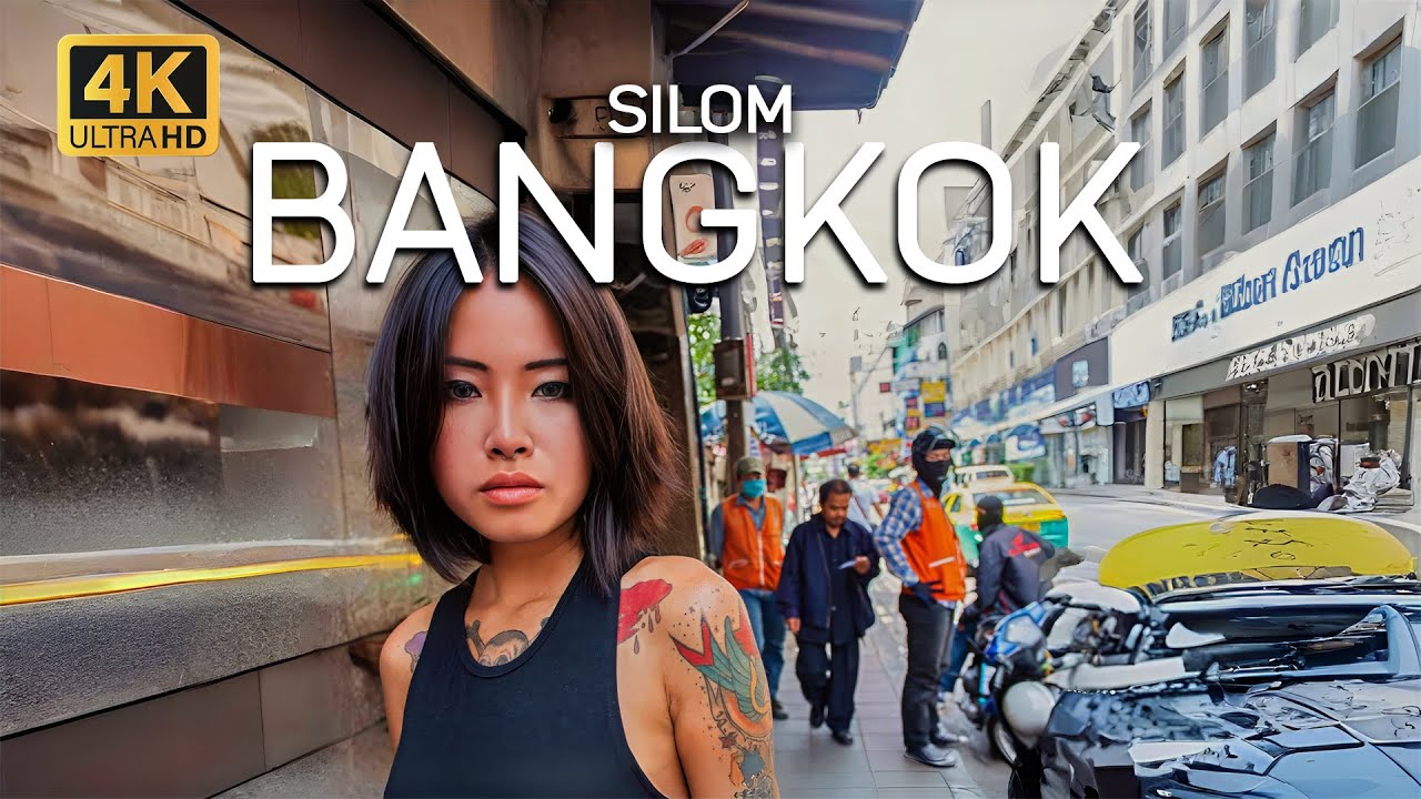 Silom Bangkok 2025 Walking Tour | Silom District to Patpong Night Market | 4K Thailand Walking Tour