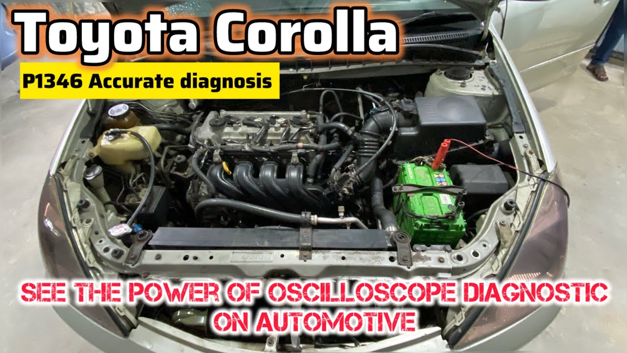 How to Diagnose P1346 Camshaft Position Sensor range performance fault accurately. Toyota Corolla