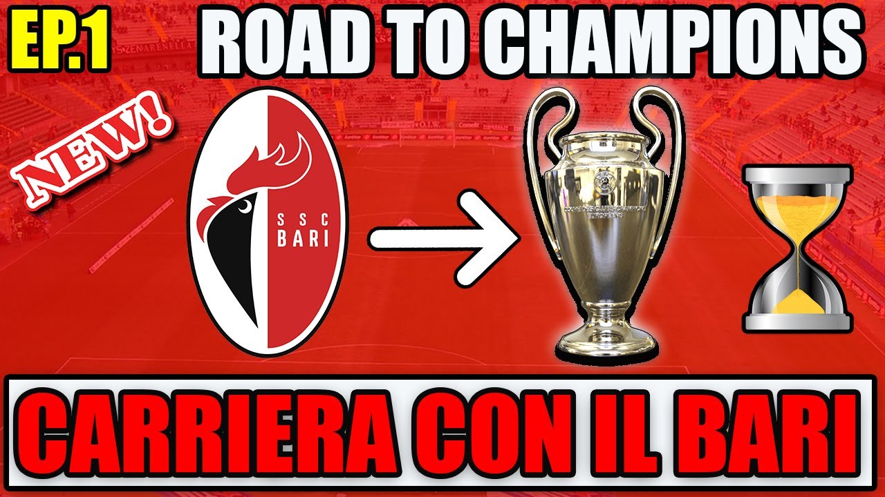 🏆 ROAD TO CHAMPIONS CON IL BARI! NUOVA CARRIERA ALLENATORE ESTREMA!! FIFA 22 CARRIERA ALLENATORE #1
