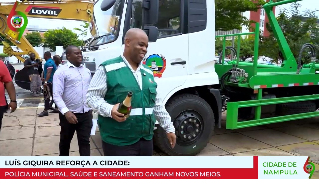 LUÍS GIQUIRA REFORÇA A CIDADE: POLÍCIA MUNICIPAL, SAÚDE E SANEAMENTO GANHAM NOVOS MEIOS